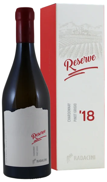 Radacini Reserve Chardonnay/Pinot Grigio in geschenkverpakking - Radacini