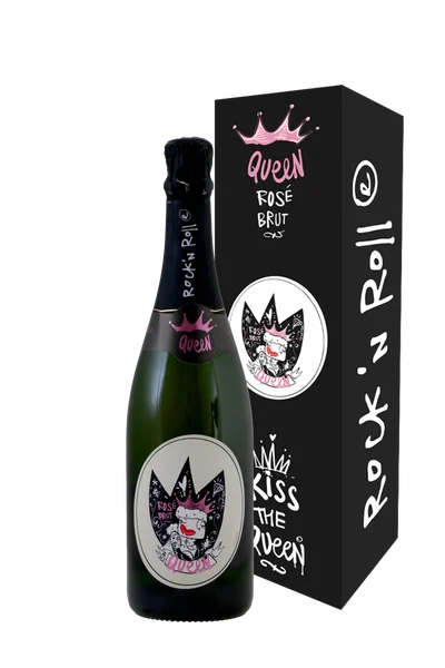 Rock 'n Rolle Queen brut Rosé in geschenkdoos - Rock 'n Rolle