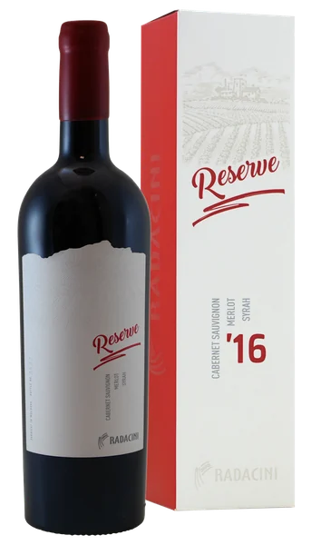 Radacini Reserve Cabernet/Merlot/Syrah in geschenkverpakking - Radacini