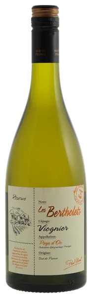Les Bertholets Viognier Réserve - Les Bertholets