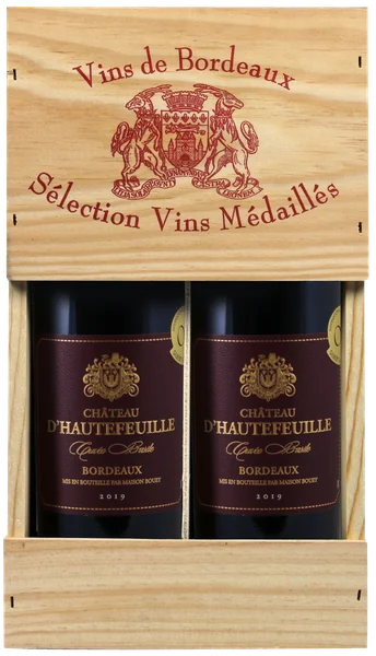 Vins de Bordeaux Sélection Vins Médaillés. 2 flessen in een kist - Vins de Bordeaux
