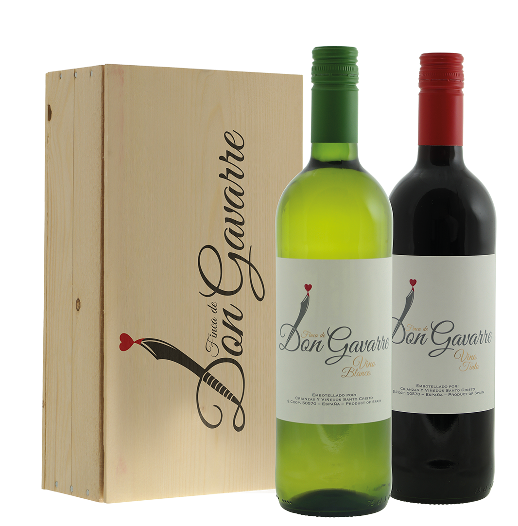 Finca de Don Gavarre Blanco/tinto (in kist) - Finca de Don Gavarre