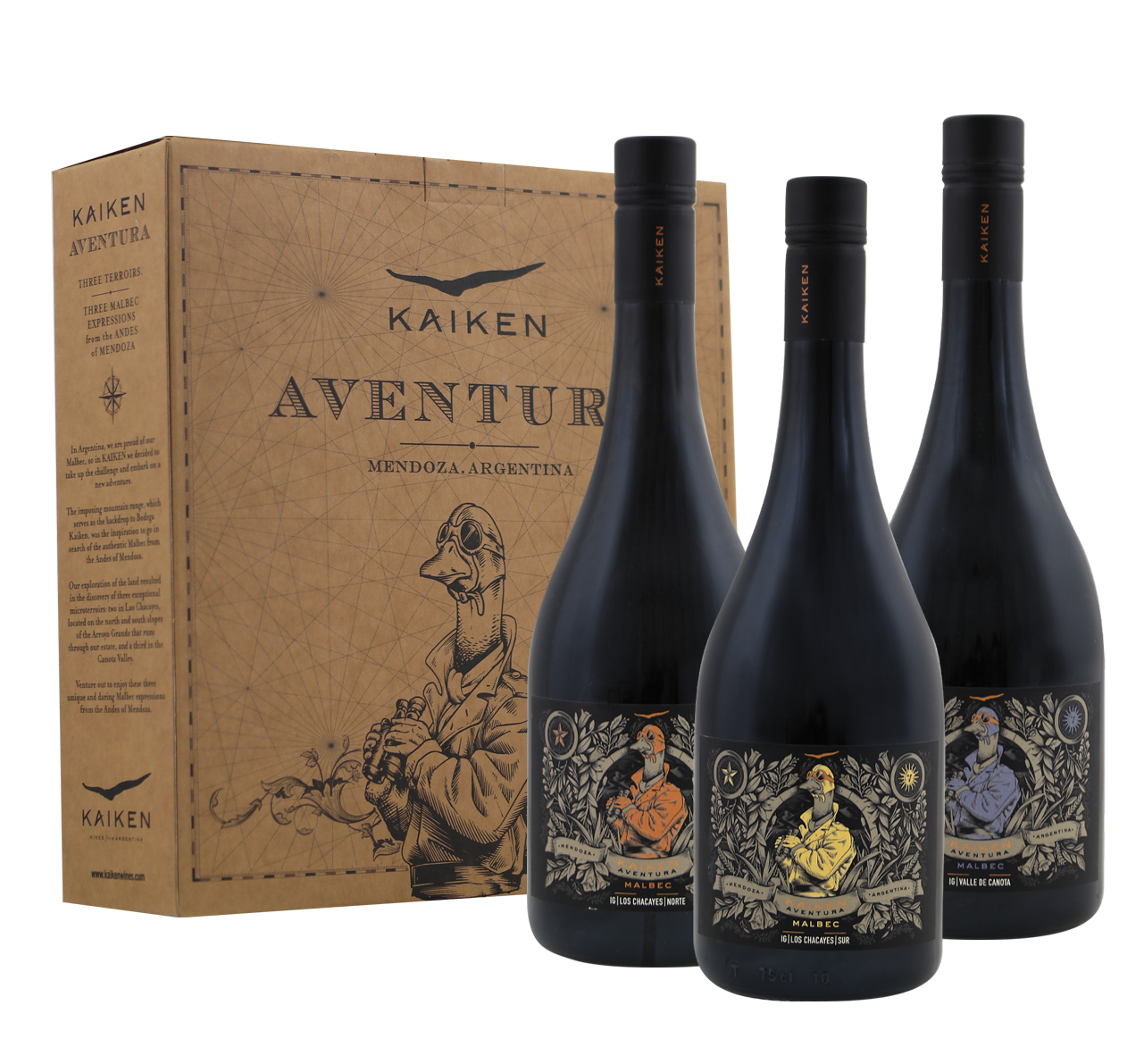 Kaiken Aventura Chacayes Sur, Norte en Canota in geschenkverpakking - Kaiken